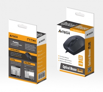  A4Tech OP-720 () USB, . . , 2, 1-