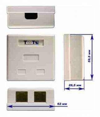 TWT (TWT-SM2-4512-WH)  1  RJ-45  5  1  RJ-12. UTP. 