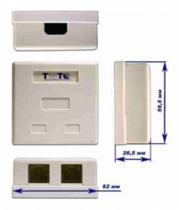 TWT (TWT-SM2-4512-WH)  1  RJ-45  5  1  RJ-12. UTP. 