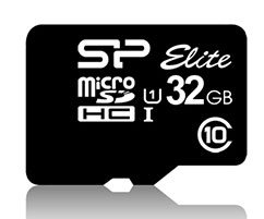  microSDHC 32Gb Class10 Silicon Power SP032GBSTHBU1V10-SP + adapter
