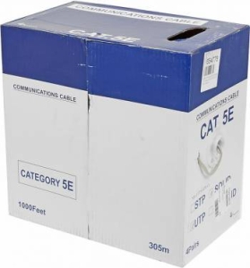   Lanmaster NM-UTP5E4PR-CU .5 U/UTP   4X2X25AWG PVC 