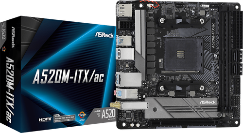  ASRock A520M-ITX/AC, RTL