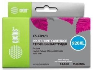   Cactus CS-CD973   920XL HP Officejet 6000/6500/7000/7500 (11ml)