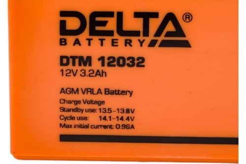  Delta DTM 12032 (12V, 3.2Ah)