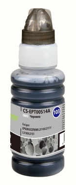 Чернила Cactus CS-EPT00S14A черный 70мл для Epson L1110 Ecotank/L3100/L3101/L3110/L3150/L3151