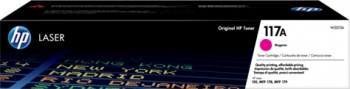 Тонер-картридж HP W2073A (HP 117A) пурпурный для HP Color Laser 150/170 700 страниц.
