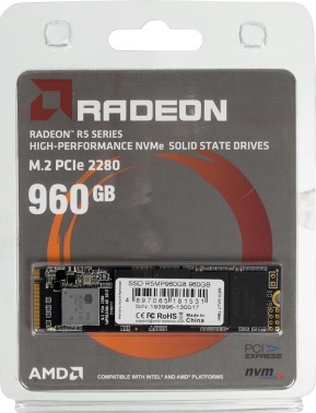  SSD AMD PCI-E 960Gb R5MP960G8 Radeon M.2 2280