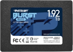  SSD Patriot Burst Elite 1,92TB, SATA 2.5, PBE192TS25SSDR, 450/320, RET