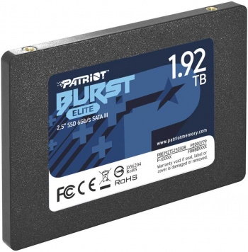  SSD Patriot Burst Elite 1,92TB, SATA 2.5, PBE192TS25SSDR, 450/320, RET