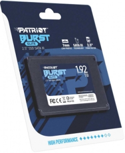  SSD Patriot Burst Elite 1,92TB, SATA 2.5, PBE192TS25SSDR, 450/320, RET