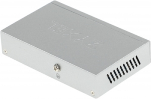  Zyxel GS1005HP Switch PoE +, 5xGE (4xPoE +), desktop, metal, silent, PoE budget 60 W
