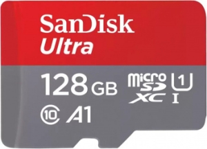   microSD 128GB SanDisk microSDXC Class 10 Ultra UHS-I A1 140MB/s