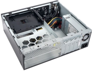  Slim Desktop INWIN  CJ708BL IP-S265AU7-2 80plus Bronze, U3*2+U2*2+A(HD)+TYPE 3.1C + FAN 80*15