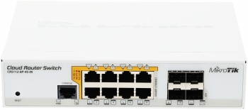  8PORT 1000M 4SFP CRS112-8P-4S-IN MIKROTIK