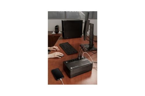  Systeme Electri Back-Save, 800VA/480W, 230V, Line-Interactive, AVR, 6xC13 Outlets, USB charge(t