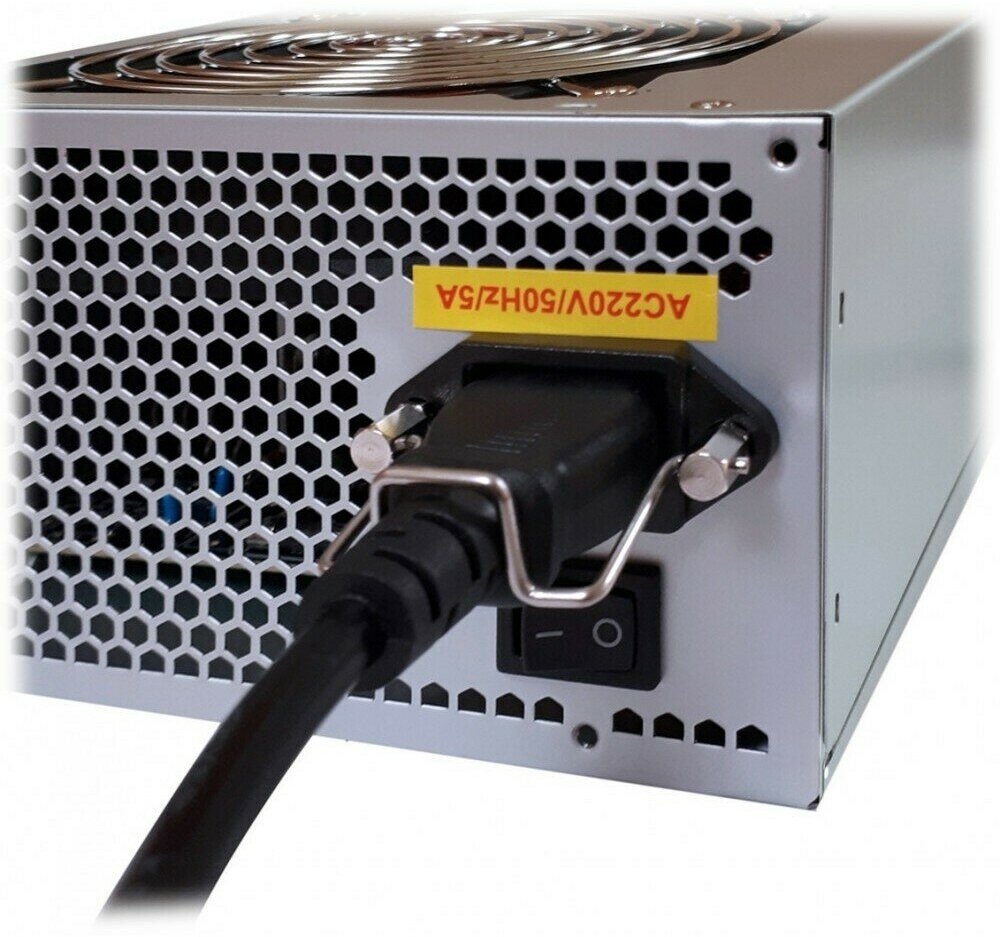   550W ExeGate EX282069RUS-S UN550 (ATX, SC, 12cm fan, 24pin, 4pin, PCIe, 3xSATA, 2xIDE, 