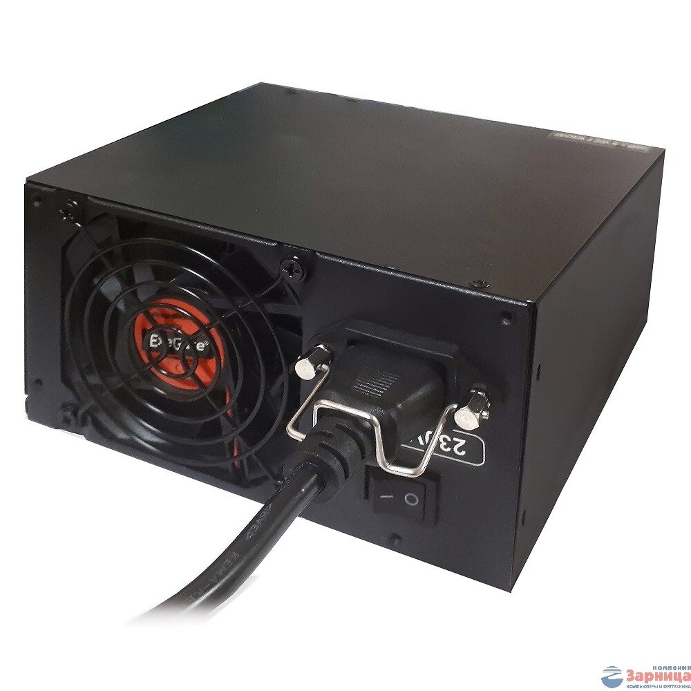   Exegate EX221640RUS-S 450PPX RTL, ATX, SC, black, APFC, 14cm, 24p+(4+4)p, PCI-E, 4*IDE,