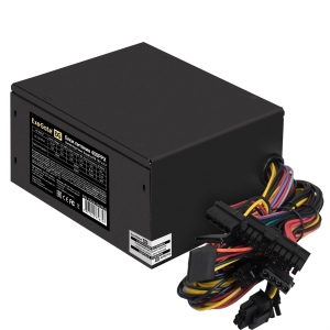   Exegate EX221640RUS-S 450PPX RTL, ATX, SC, black, APFC, 14cm, 24p+(4+4)p, PCI-E, 4*IDE,