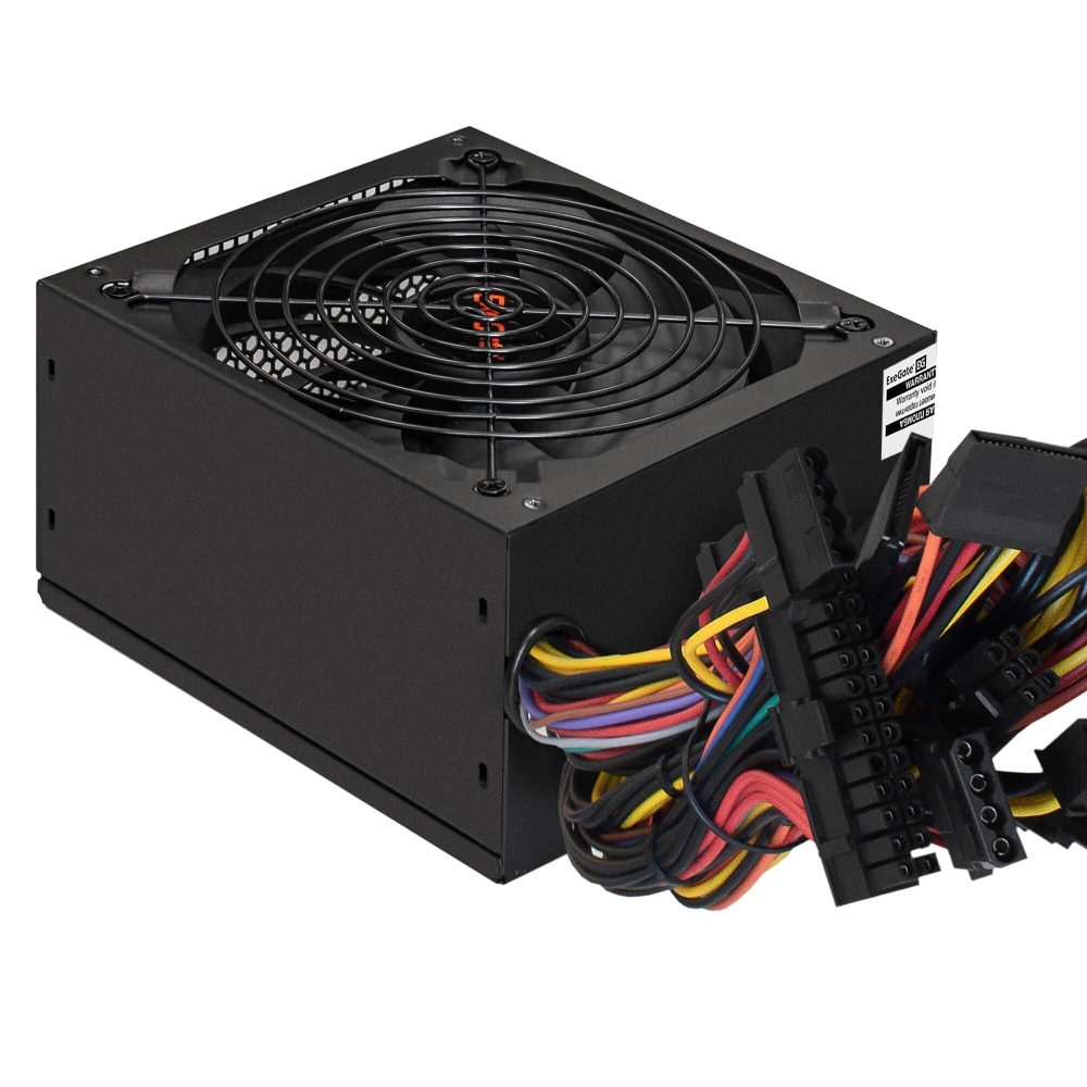   Exegate EX221640RUS-S 450PPX RTL, ATX, SC, black, APFC, 14cm, 24p+(4+4)p, PCI-E, 4*IDE,