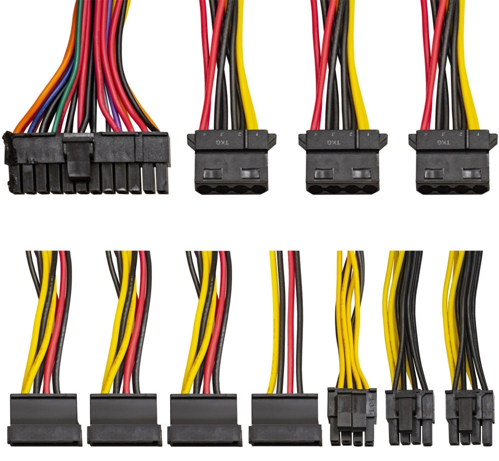   Exegate EX221640RUS-S 450PPX RTL, ATX, SC, black, APFC, 14cm, 24p+(4+4)p, PCI-E, 4*IDE,