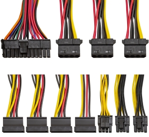   Exegate EX221640RUS-S 450PPX RTL, ATX, SC, black, APFC, 14cm, 24p+(4+4)p, PCI-E, 4*IDE,