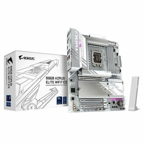   Gigabyte B860 AORUS ELITE WIFI7 ICE LGA1851