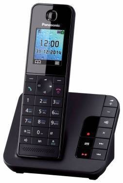 Телефон Panasonic KX-TGH220RUB (черный) {АОН, Caller ID,