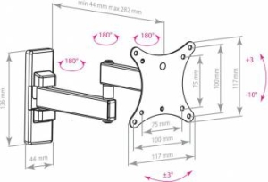  Arm media MARS-2  10-32 -   44-282 VESA 100100  20