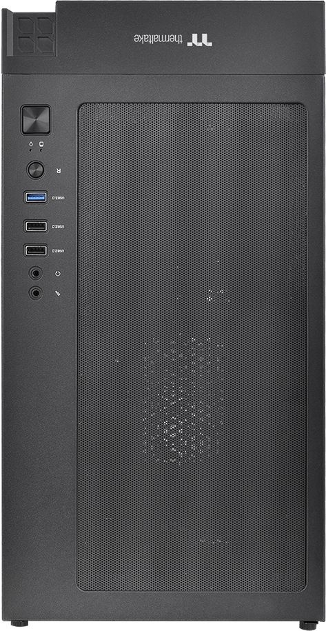  Thermaltake H330 TG CA-1R8-00M1WN-00 Black/Win/SPCC/Tempered Glass*1/120mm Standard Fan*1