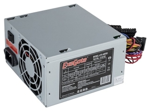   400W ExeGate AB400, ATX, 8cm fan, 24p+4p, 3*SATA, 2*IDE, FDD