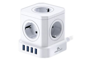   Cablexpert Tower 5, TWR-5-U4-W-3, 10, 4USB, 3.1, 3, . 4+, , 