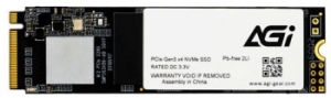  SSD AGI 256GB M.2 2280 AI198 Client SSD PCIe Gen3x4 with NVMe, 1936/1217, IOPS 92/241K, M