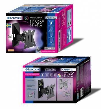  Kromax CASPER-102 black,  LED/LCD  10-26, 3  ,  +5-15,  90