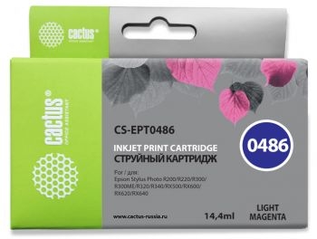   Cactus CS-EPT0486 -  Epson Stylus Photo R200/ R220/ R300 (14,4ml