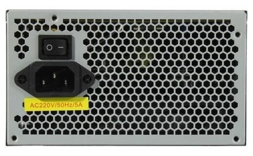   Exegate EX244555RUS-S UN500, ATX, SC,12cm fan, 24p+4p, 6/8p PCI-E, 3*SATA, 2*IDE, FDD +