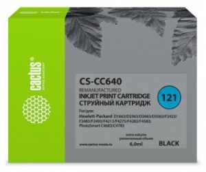   Cactus CS-CC640   121 HP DJD1663/D2563/D2663/D5563/F2423 (6ml)