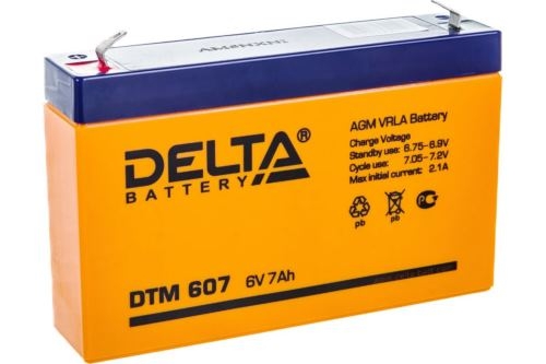  Delta DTM 607 (6V, 7Ah)