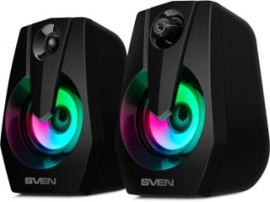  Sven 370 2.0   (2x2W, USB, RGB )