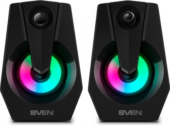  Sven 370 2.0   (2x2W, USB, RGB )
