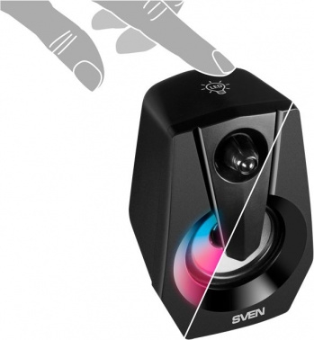  Sven 370 2.0   (2x2W, USB, RGB )