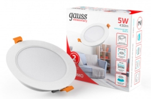  Gauss Elementary Downlight 5 4000K   (9100420205)