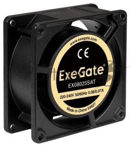  220B ExeGate EX288994RUS EX08025SAT (80x80x25 , Sleeve bearing ( ), 