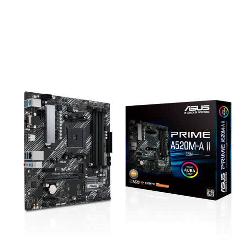   Asus PRIME A520M-A II/CSM Socket AM4