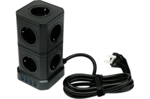   Cablexpert Tower TWR-9-U4-B-2, 9, 16, 4USB, 3.1, 2, . 4+, , 