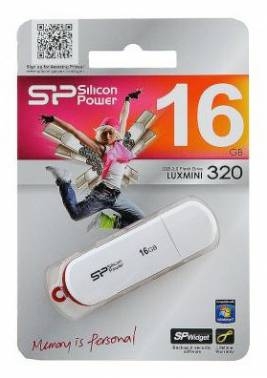   Silicon Power 16Gb LuxMini 320 SP016GBUF2320V1W USB2.0 
