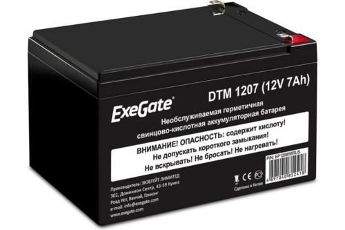  ExeGate EP129858RUS DTM 1207/EXG1270 (12V 7Ah)  F2