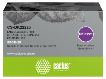   Cactus CS-DK22225 DK-22225   Brother QL-800, 810W, 820, QL-570, 710W, 72