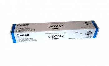 Тонер-картридж Canon C-EXV47C 8517B002 голубой для принтера iR-ADV С351iF/C350i/C250i
