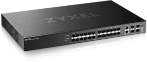  Zyxel XGS2220-30F L3 Access switch , rack 19, 24xSFP, 2xRJ-45: 1/2.5/5/10G, 4xSFP+, stan