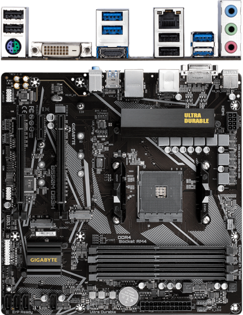   GIGABYTE  B550M DS3H V1.7 Socket AM4
